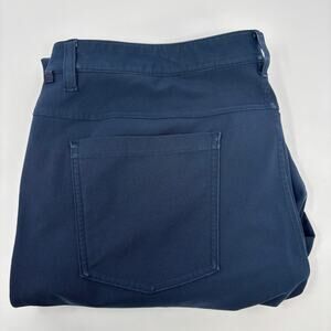 Lululemon Mens 36x34 Five Pocket Design Navy Blue Cotton Blend ABC Pants